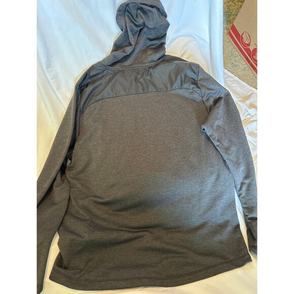 EUC Under Armour Mens Size XL Cold Gear Dark Gray Black Hoodie Warm Unisex Adult - Picture 5 of 7